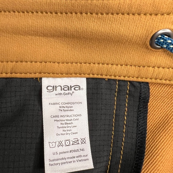 Gnara Women's Go There Pants Color Ochre Size 12 NWOT - Picture 7 of 10